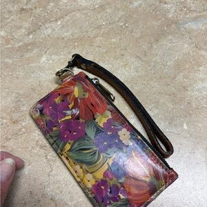 Patricia Nash Citrus Sunrise Wristlet Wallet Card holder